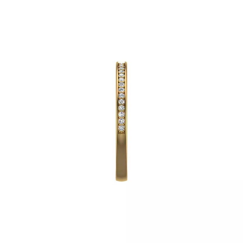 14K Yellow Gold Octavia Pave Band