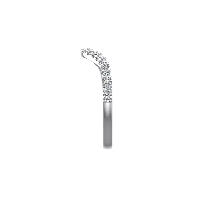 14K White Gold Talia Pave Band