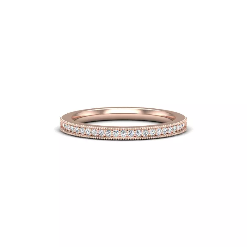 14K Rose Gold Kaylani Pave Band