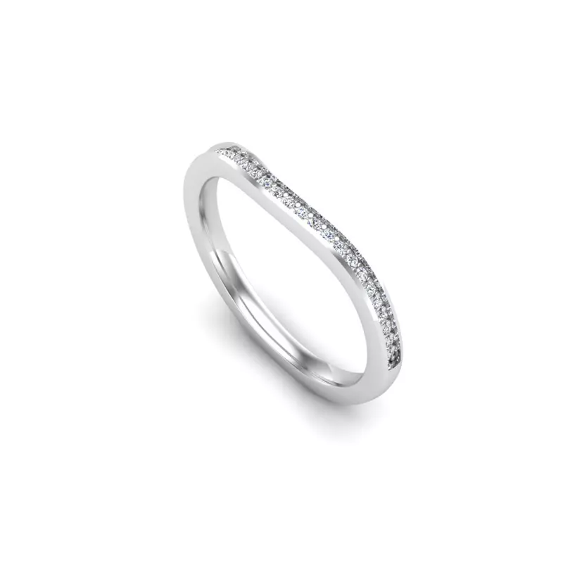 Platinum Alayna Pave Band