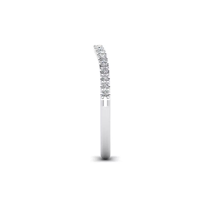 14K White Gold Tatum Pave Band