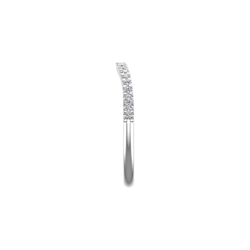 14K White Gold Mackenzie Pave Band