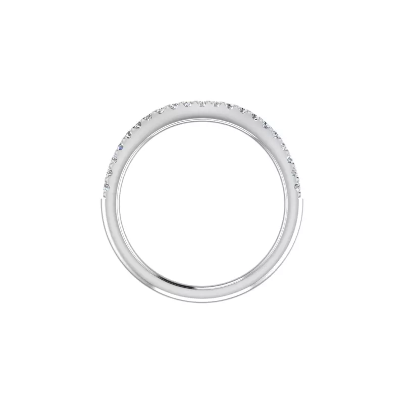 14K White Gold Mackenzie Pave Band