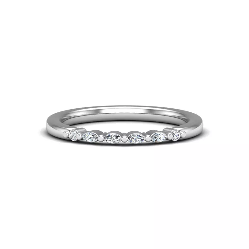 14K White Gold Nyla Pave Band