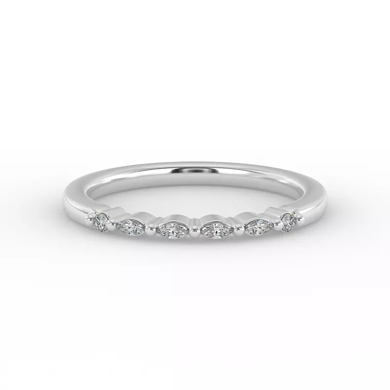 14K White Gold Nyla Pave Band