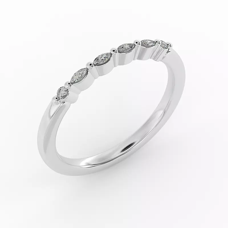 14K White Gold Nyla Pave Band