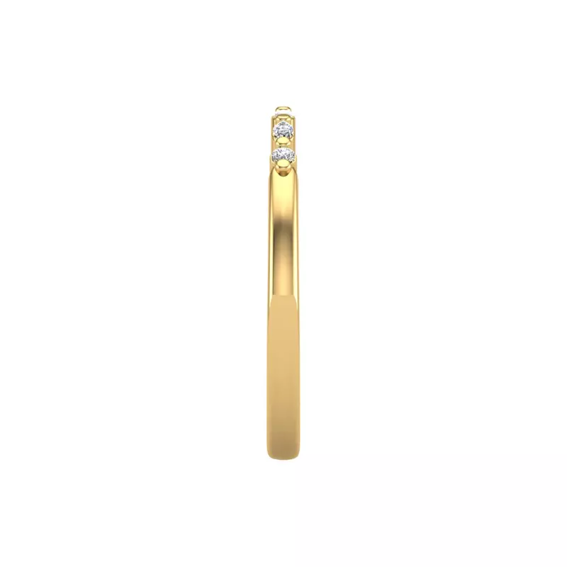 18K Yellow Gold Nyla Pave Band