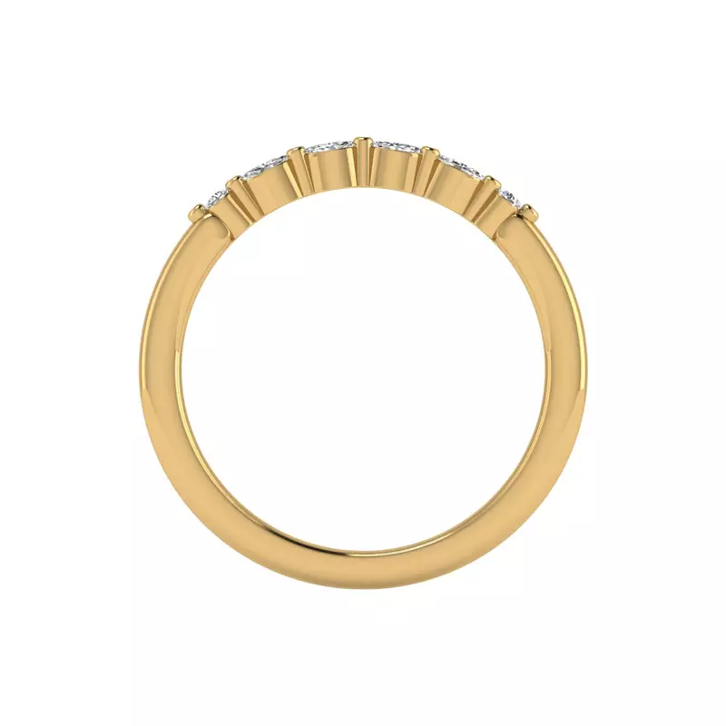 18K Yellow Gold Nyla Pave Band