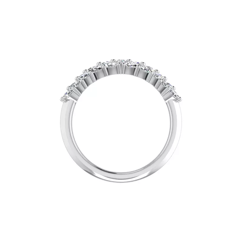 18K White Gold Kali Pave Band