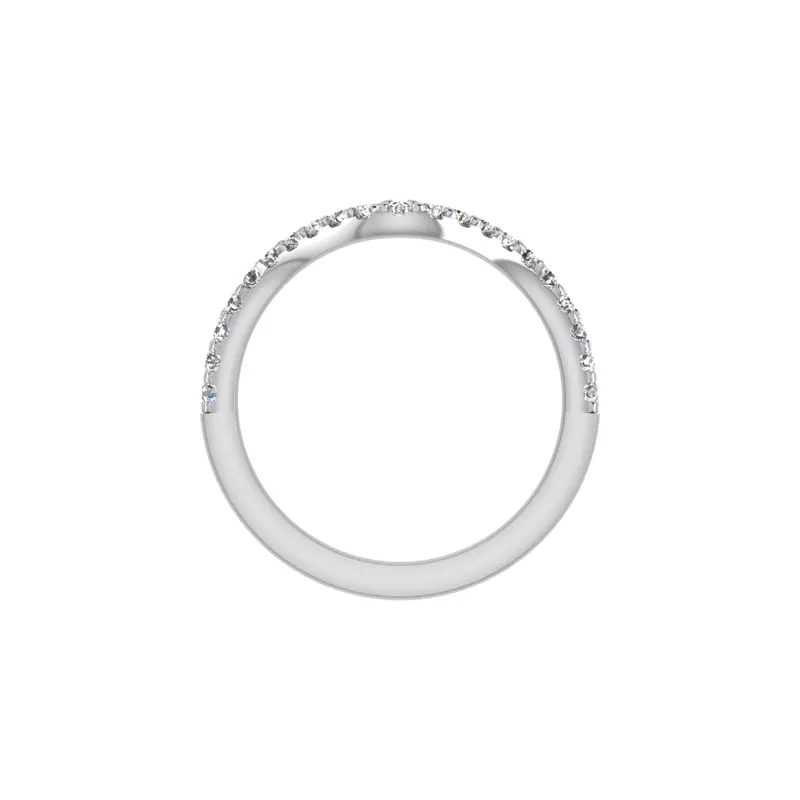 14K White Gold Melissa Pave Band