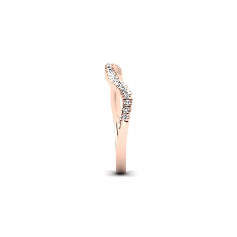 14K Rose Gold Alivia Pave Band
