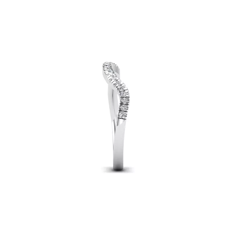 14K White Gold Alivia Pave Band