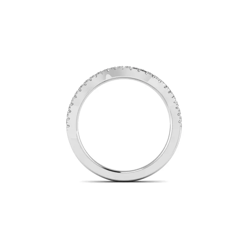 14K White Gold Alivia Pave Band