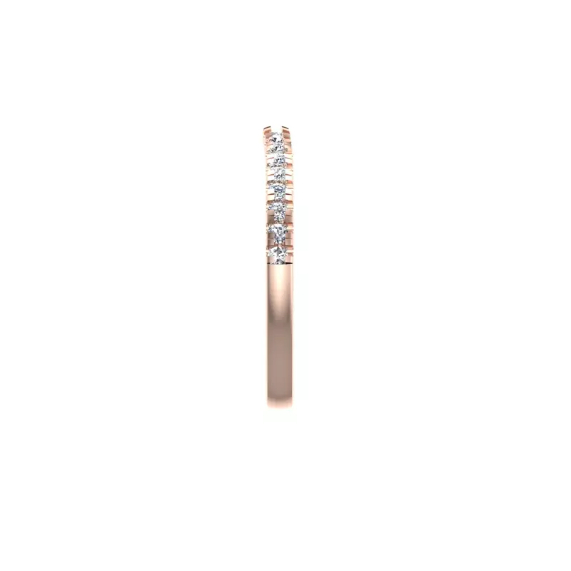 14K Rose Gold Raegen Pave Band