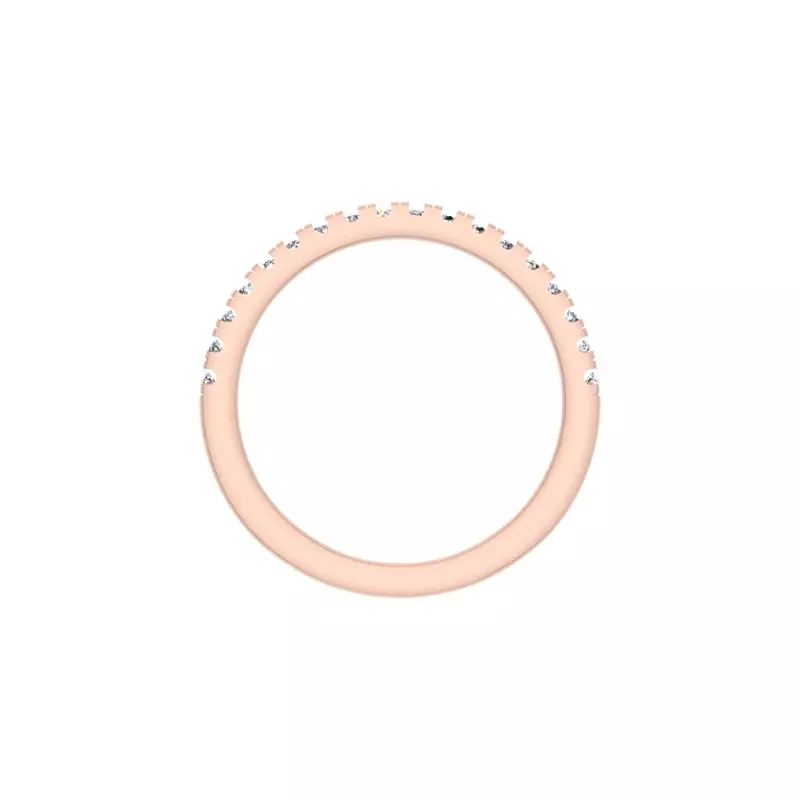 14K Rose Gold Raegen Pave Band