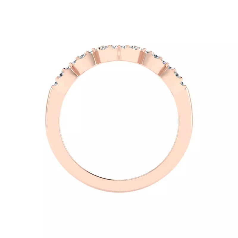 14K Rose Gold Samara Pave Band