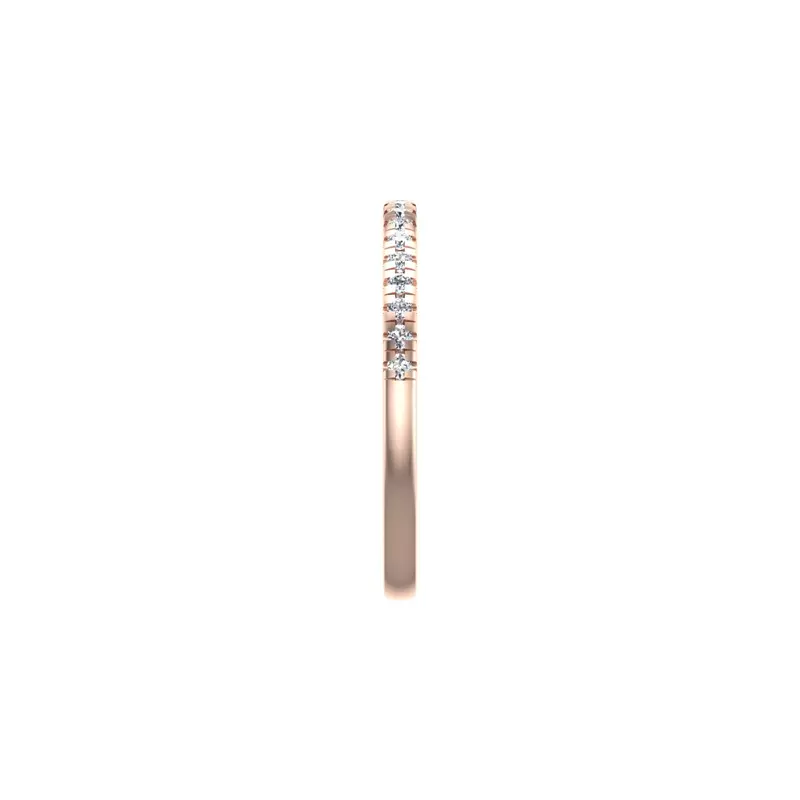 14K Rose Gold Celeste Pave Band