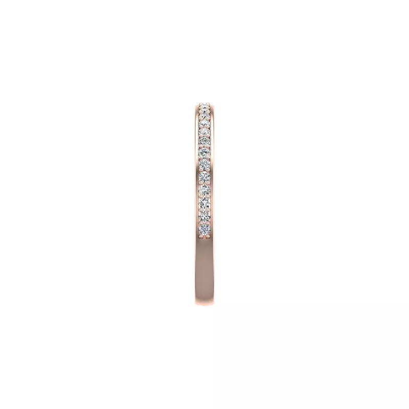 14K Rose Gold Ainsley Pave Band