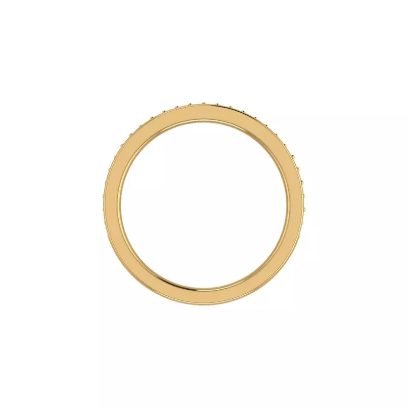 18K Yellow Gold Ainsley Pave Band
