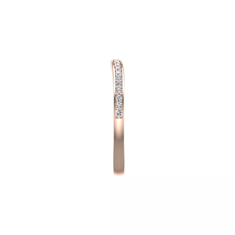 14K Rose Gold Emersyn Pave Band