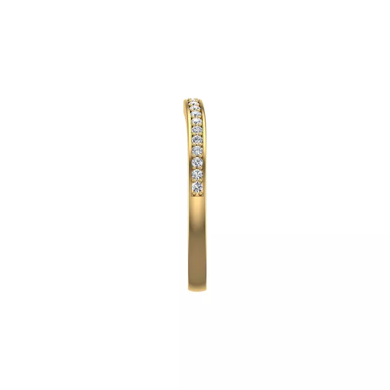14K Yellow Gold Emersyn Pave Band