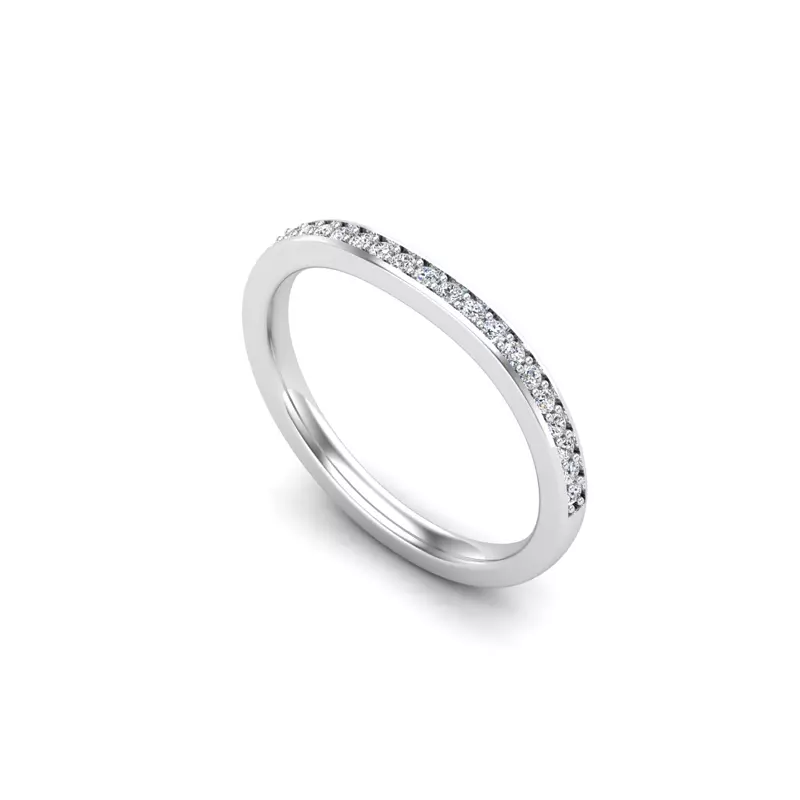 Platinum Emersyn Pave Band