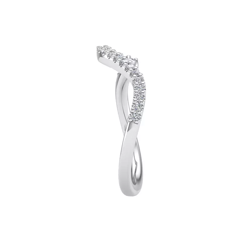14K White Gold Joanna Pave Band