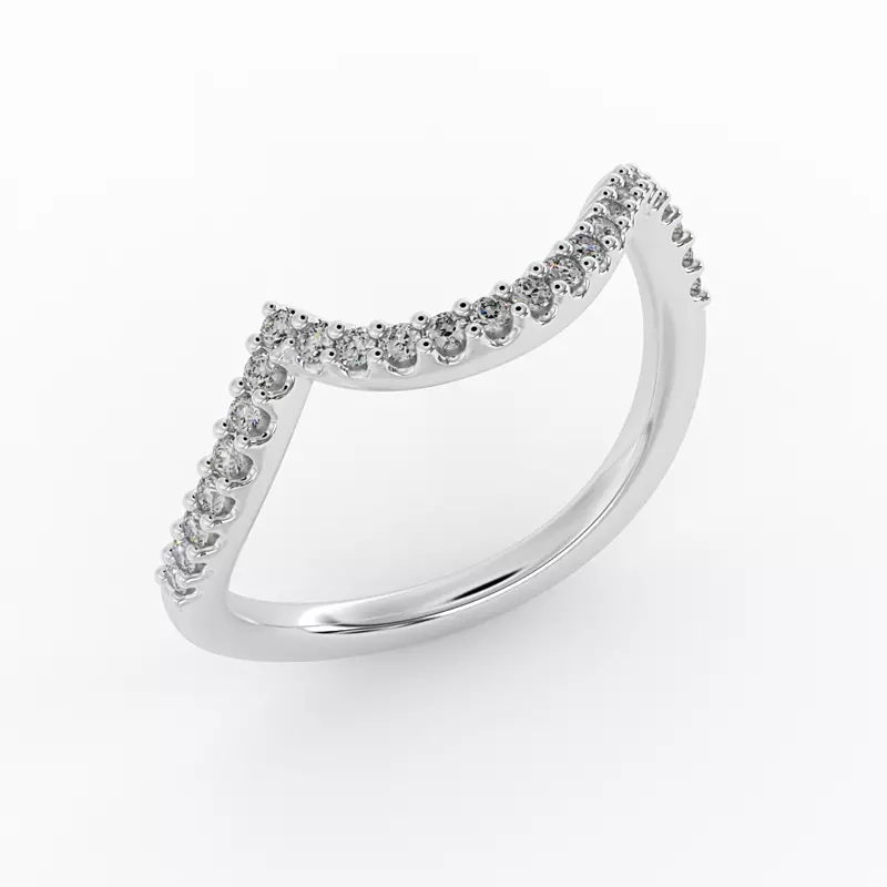 14K White Gold Joanna Pave Band