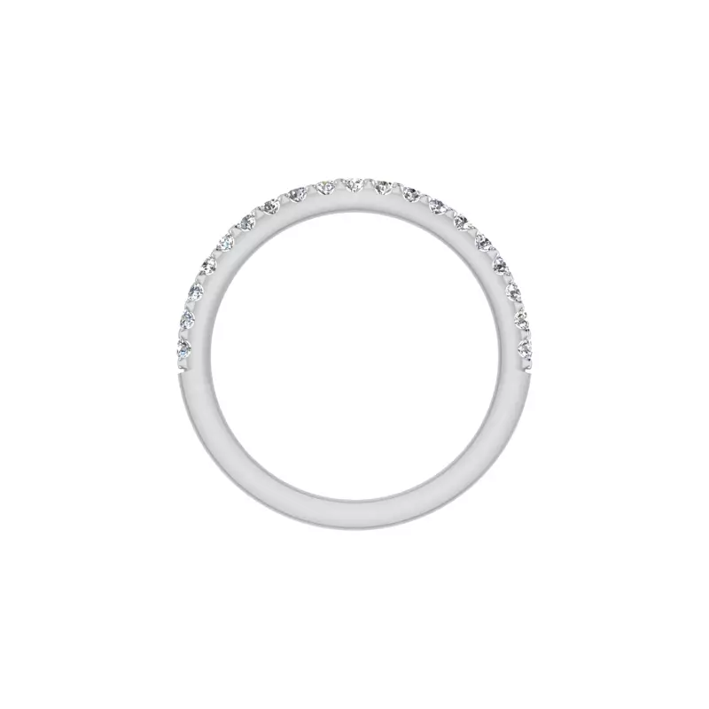 18K White Gold Malia Pave Band