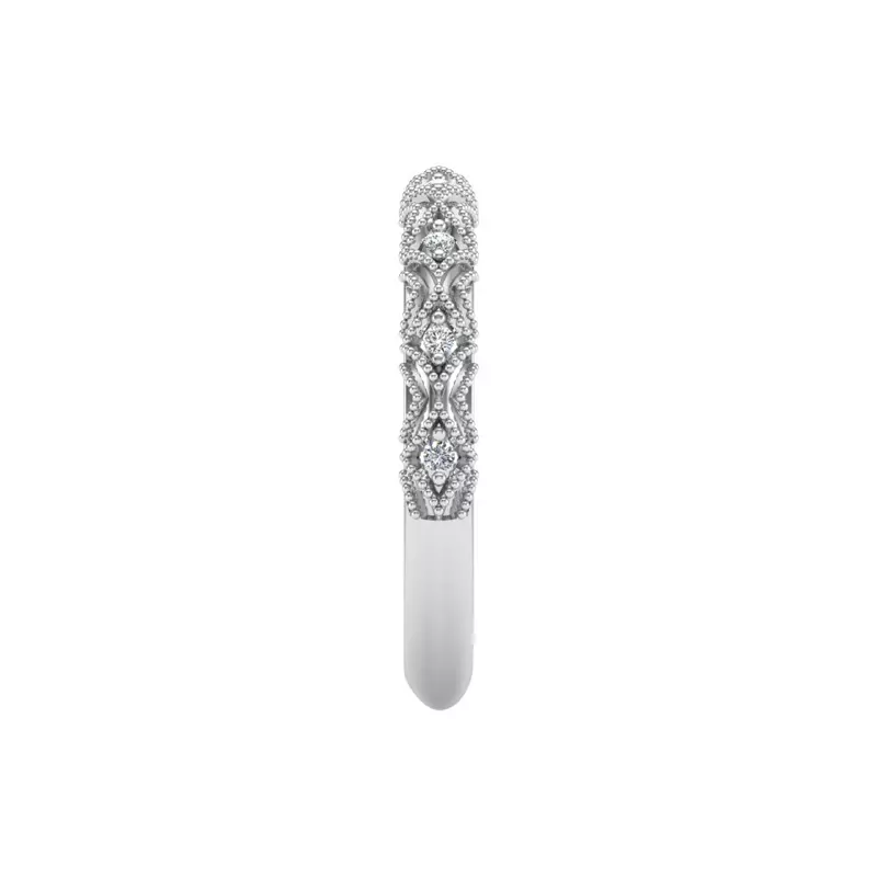 14K White Gold Rylie Pave Band