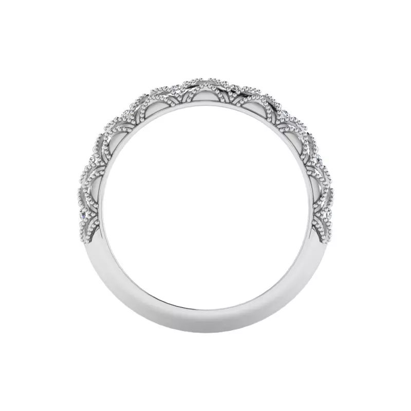 14K White Gold Rylie Pave Band