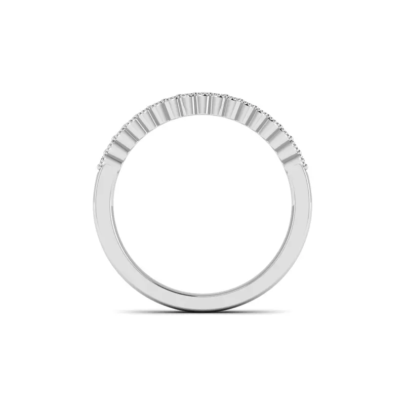 14K White Gold Dakota Pave Band