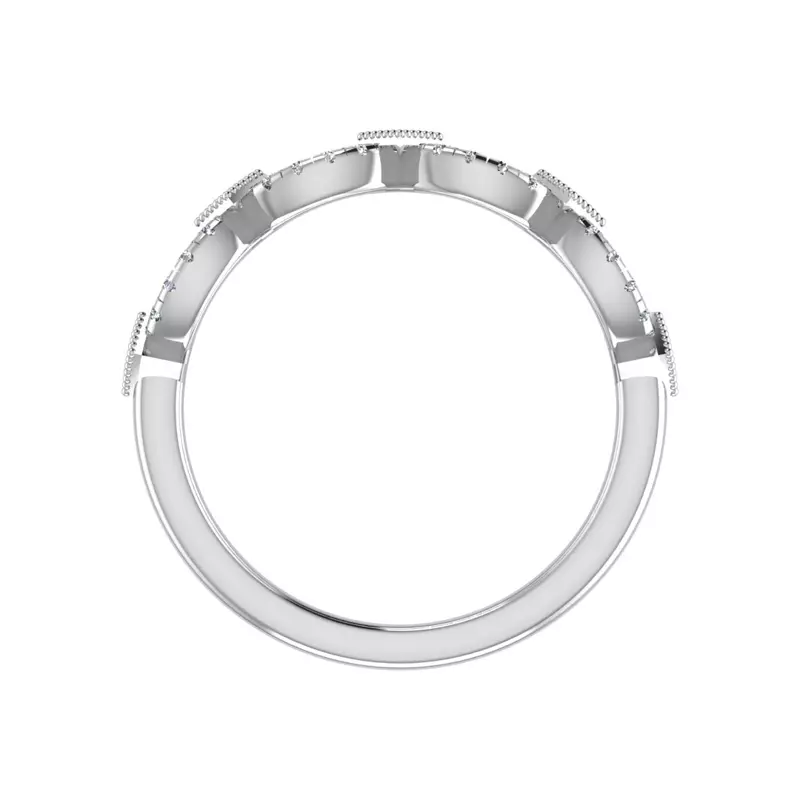 14K White Gold Brooklynn Pave Band