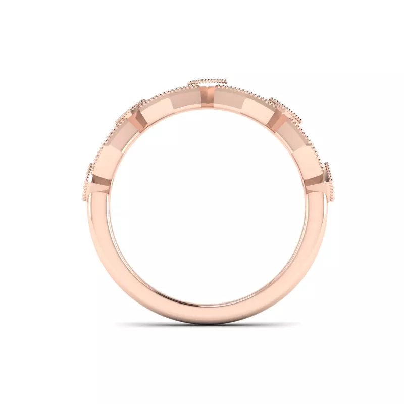 14K Rose Gold Camille Pave Band