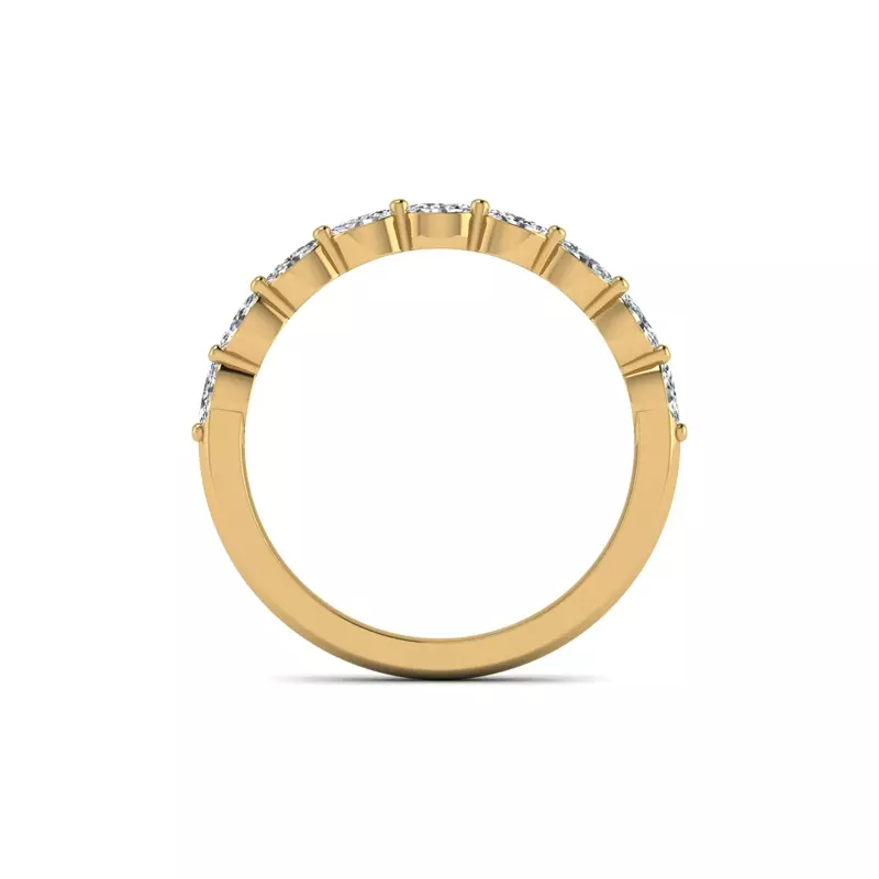 14K Yellow Gold Nicole Pave Band