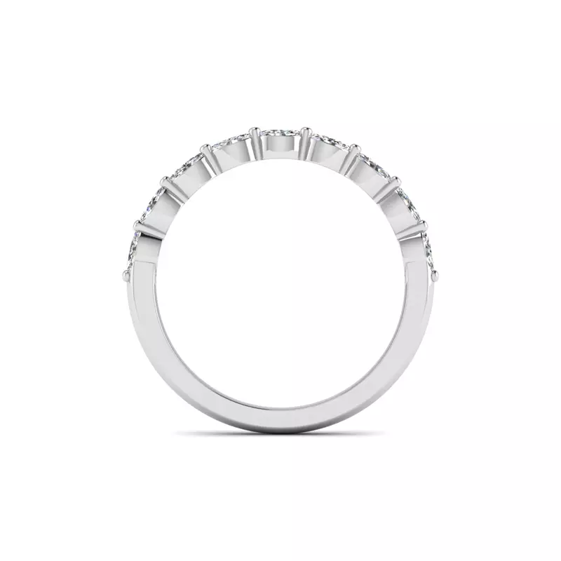 18K White Gold Nicole Pave Band