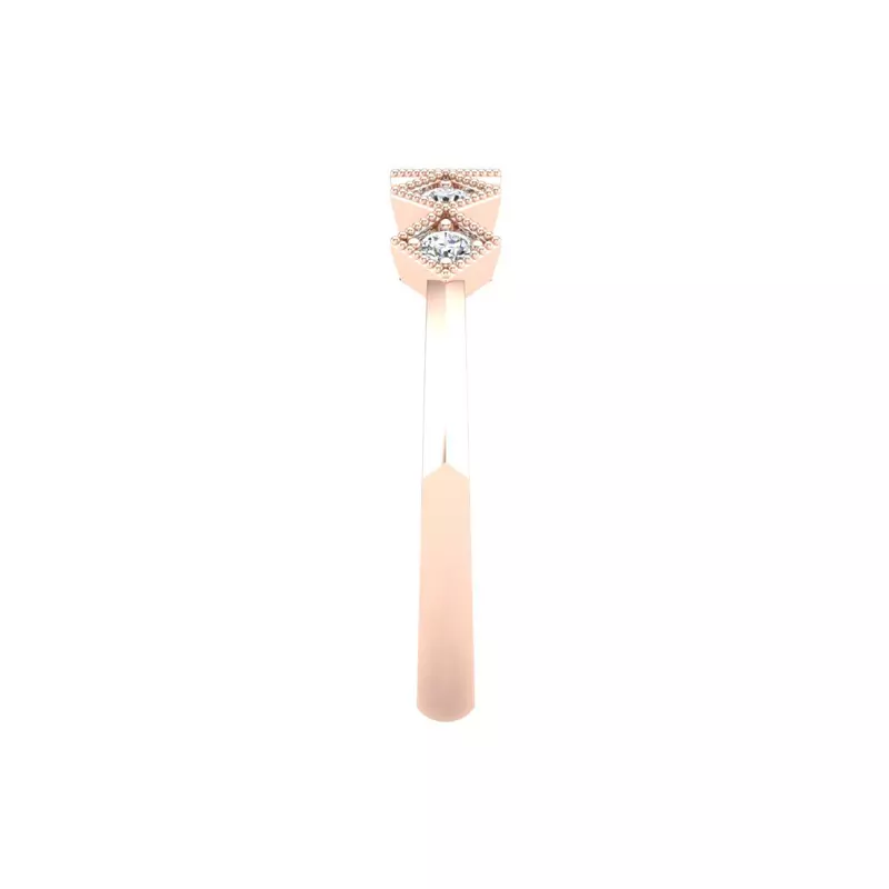 14K Rose Gold Jocelyn Pave Band