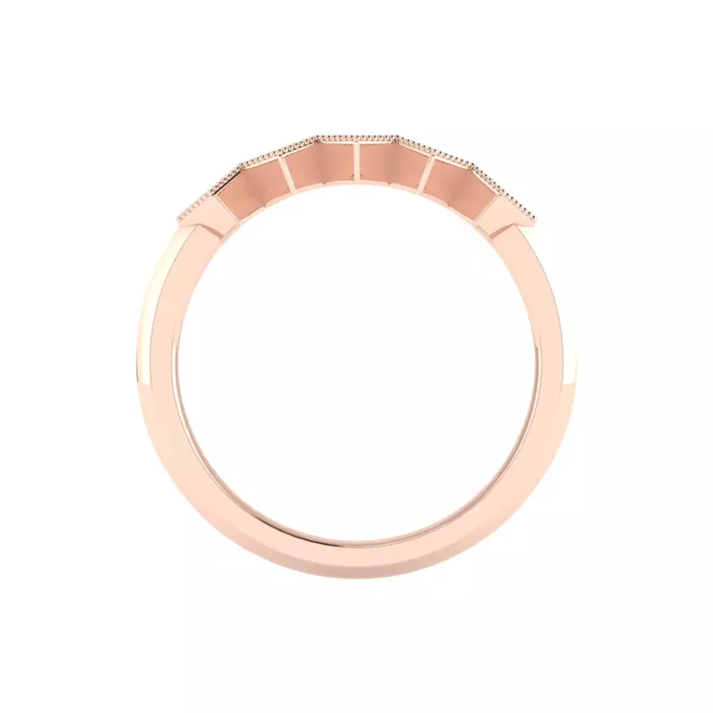 14K Rose Gold Jocelyn Pave Band