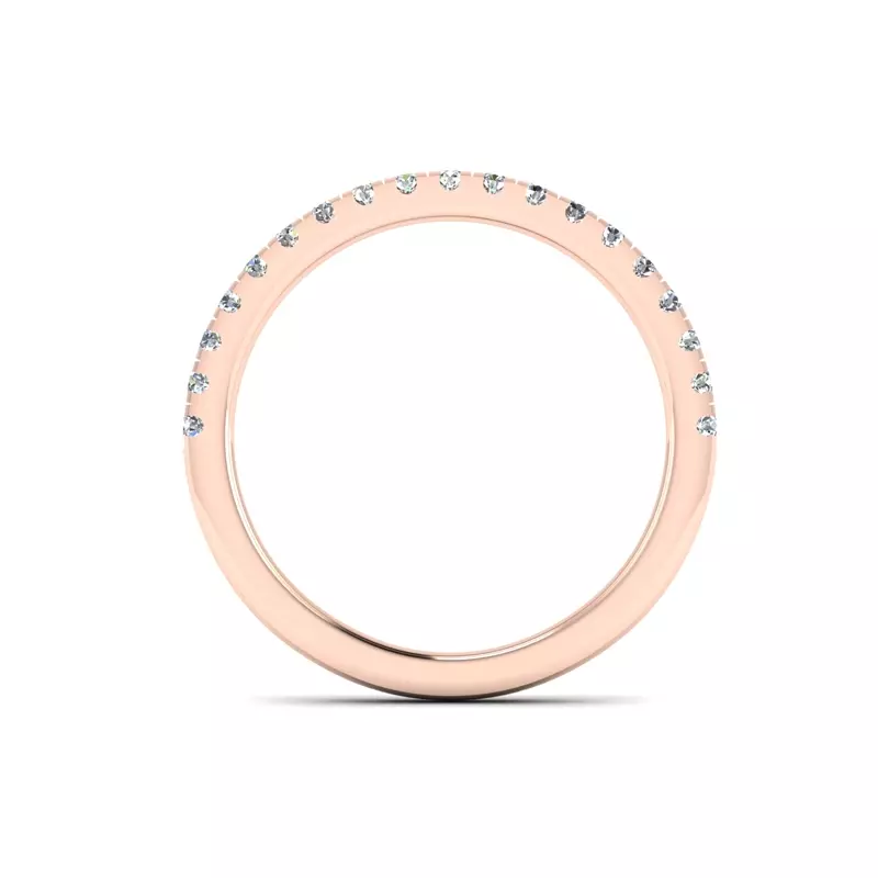14K Rose Gold Julianna Pave Band