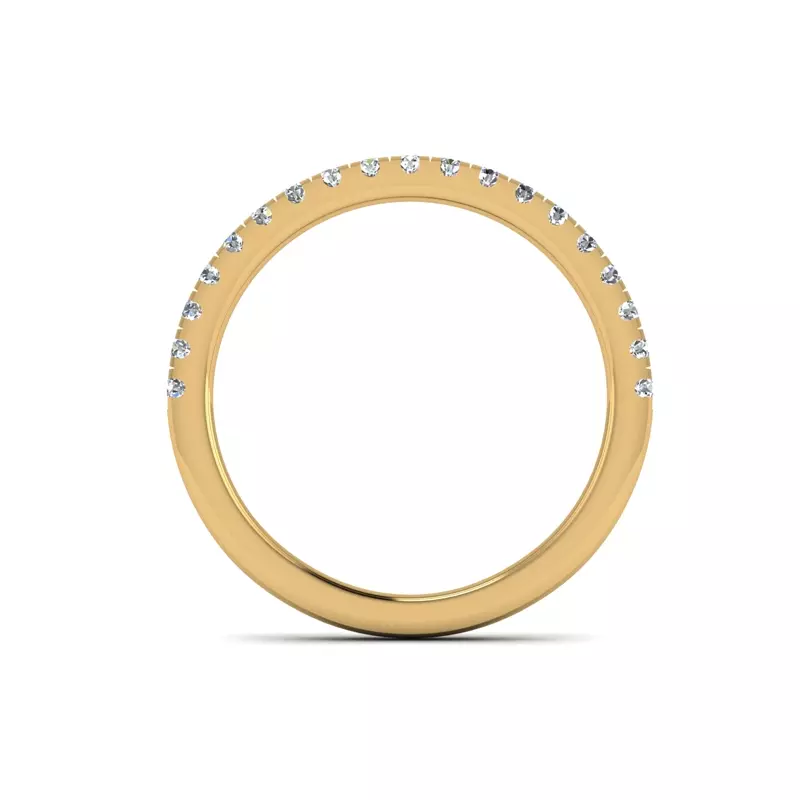 18K Yellow Gold Julianna Pave Band