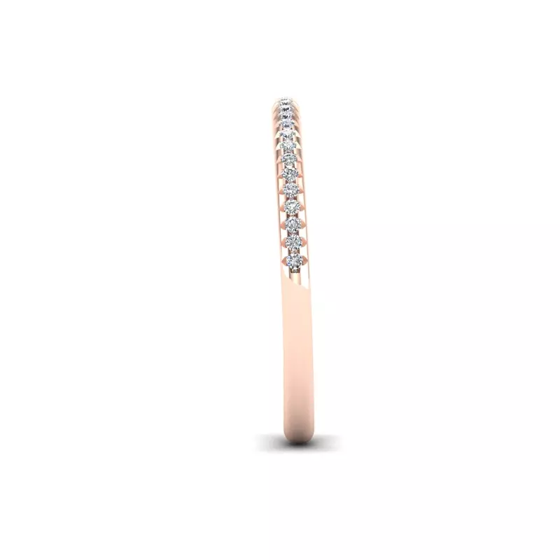 14K Rose Gold Adelynn Pave Band