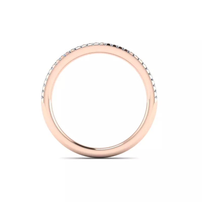 14K Rose Gold Adelynn Pave Band