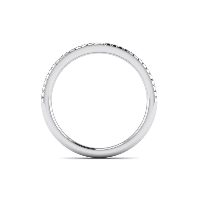14K White Gold Adelynn Pave Band
