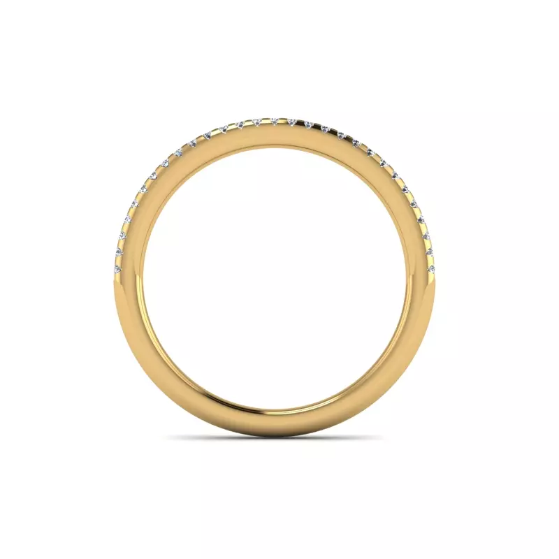 14K Yellow Gold Adelynn Pave Band