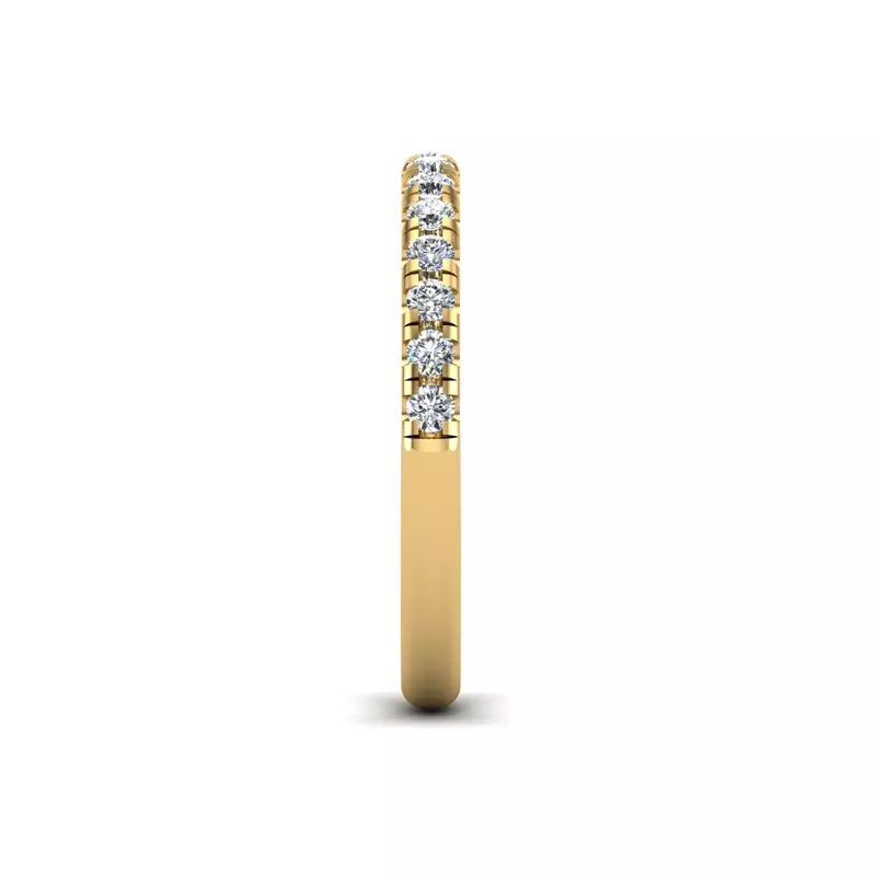 14K Yellow Gold Amora Pave Band