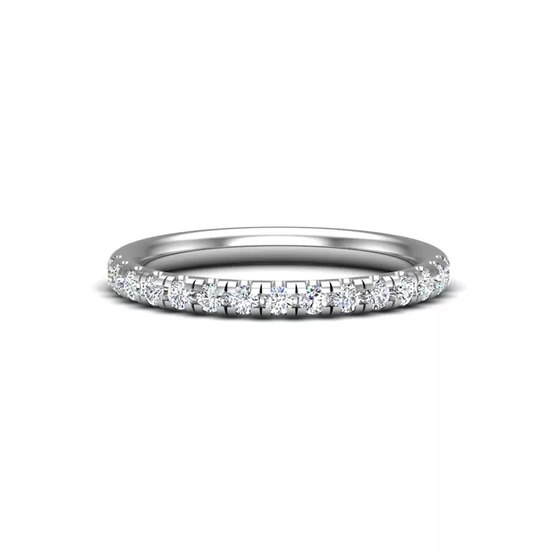 18K White Gold Amora Pave Band