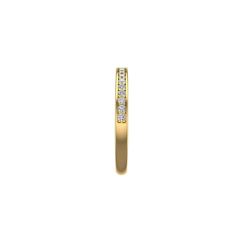 14K Yellow Gold Mckenna Pave Band