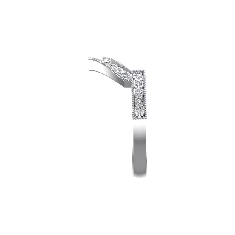 Platinum Raelyn Pave Band