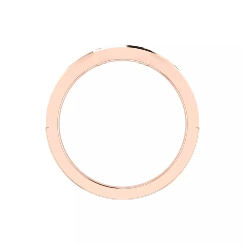 14K Rose Gold Elle Pave Band