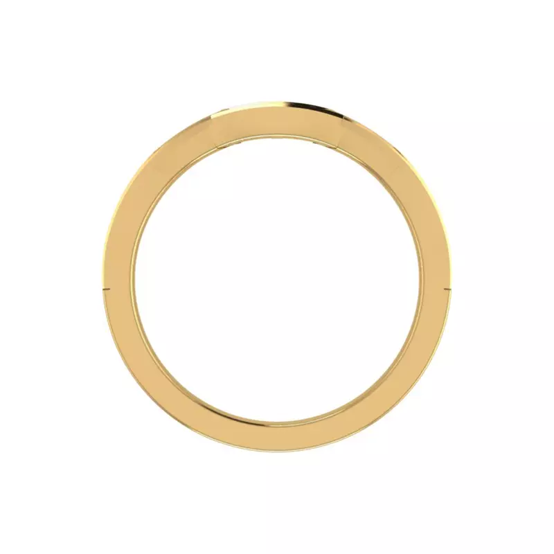 14K Yellow Gold Elle Pave Band